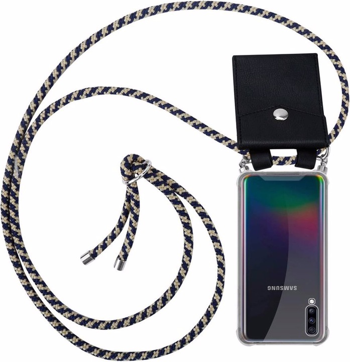 Produktbild Cadorabo TPU Handy Kette SILBER Cover