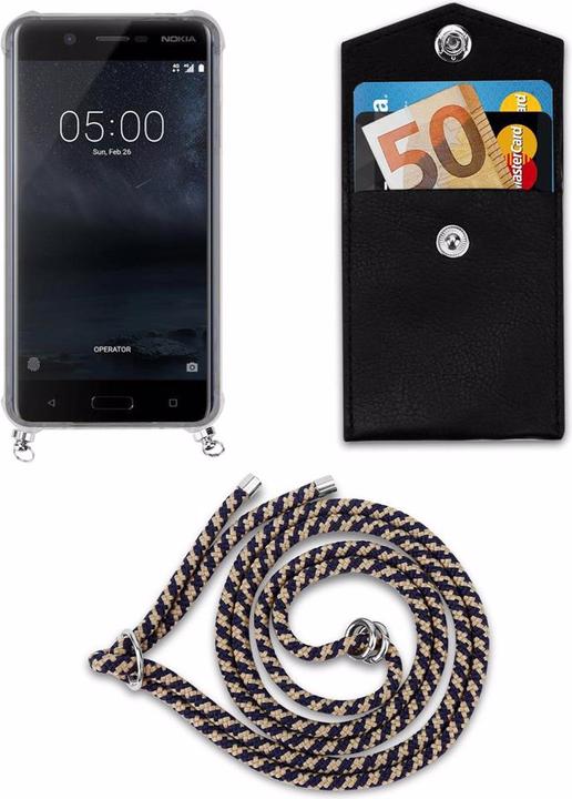 Produktbild Cadorabo TPU Handy Kette SILBER Cover