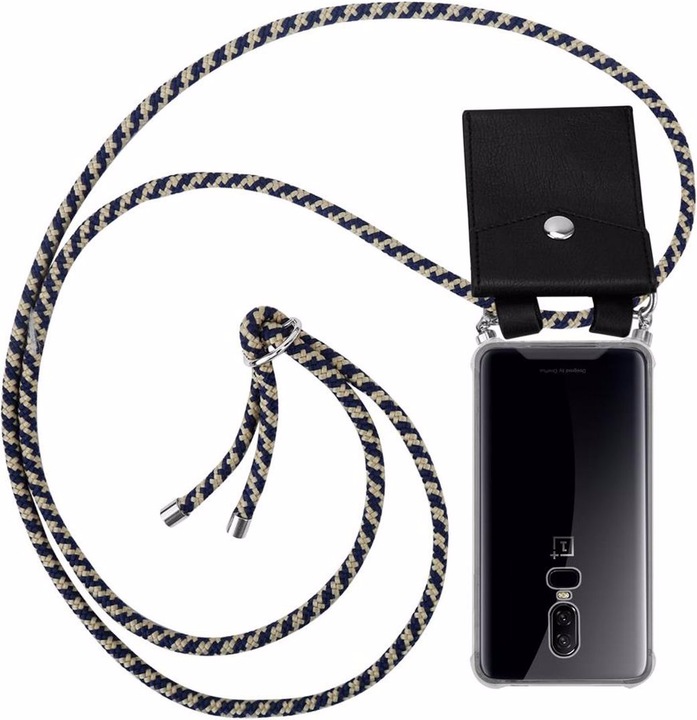 Produktbild Cadorabo TPU Handy Kette SILBER Cover