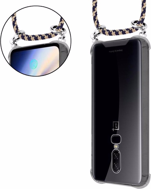 Produktbild Cadorabo TPU Handy Kette SILBER Cover