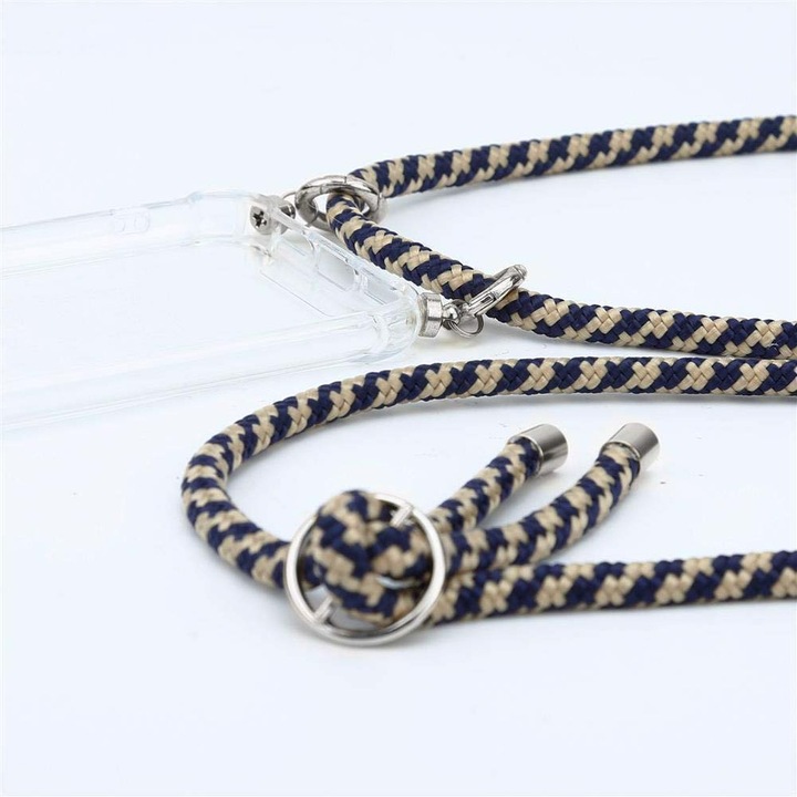 Produktbild Cadorabo TPU Handy Kette SILBER Cover