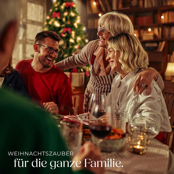 Actual product image tectake Künstlicher Weihnachtsbaum Blitzen, 180 cm, Spritzgussnadeln (180 cm)