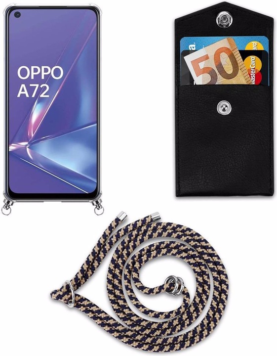 Produktbild Cadorabo TPU Handy Kette SILBER Cover