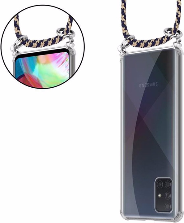 Produktbild Cadorabo TPU Handy Kette SILBER Cover