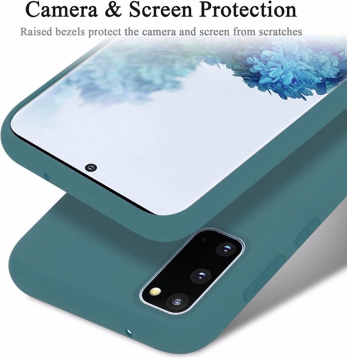 Immagine prodotto Cadorabo Copertura della cassa del silicone liquido TPU (Samsung Galaxy S20)
