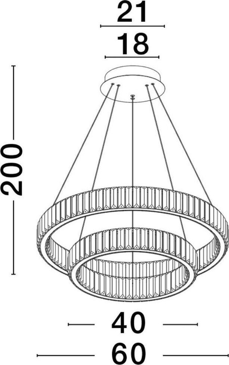 Actual product image Nova Luce Aurelia (4328 lm)