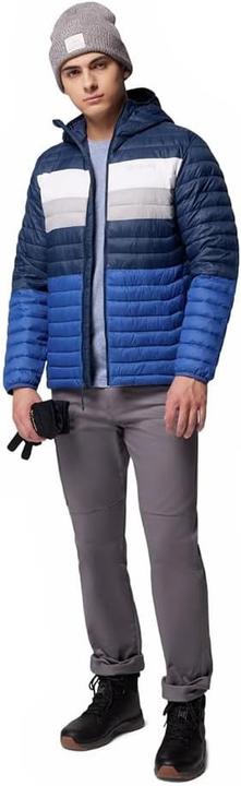 Actual product image Columbia Powder Pass Hooded Jacket, Mannen, Blauw, Jasje, maat: M (M)