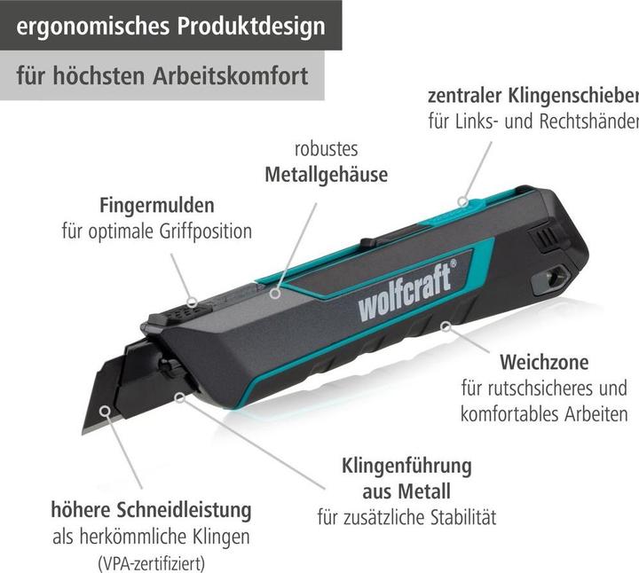 Produktbild wolfcraft Cutter-Messer Pro Safety (Cutter)