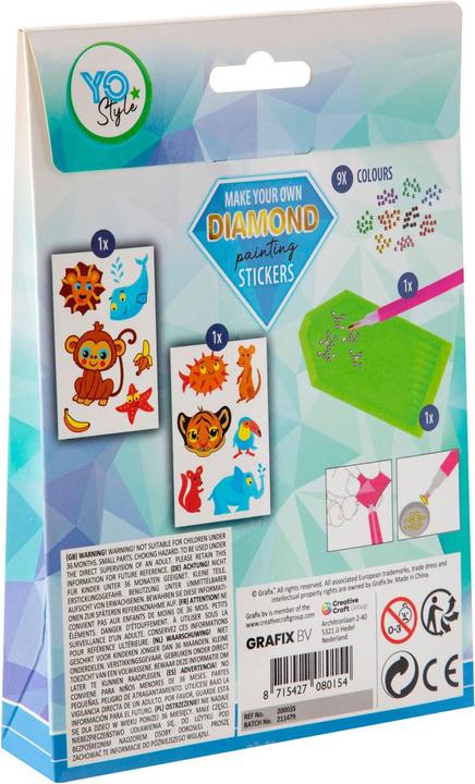 Actual product image Grafix Make your own Diamond Painting Stickers