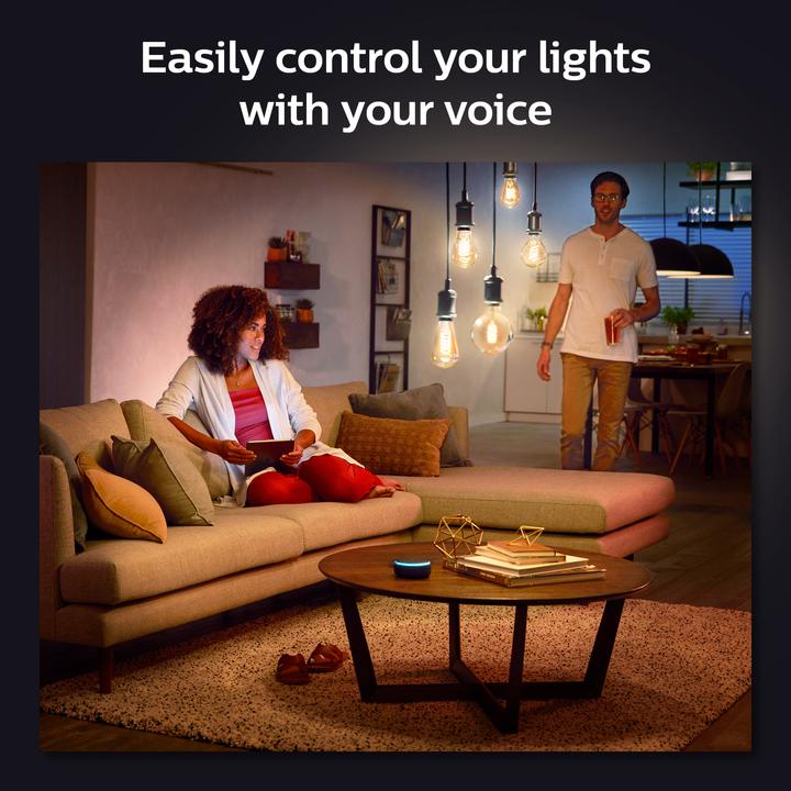 Produktbild Philips Hue Philips E27 Einzelpack Giant Edison (E27, 7 W, 550 lm, 1 x, G)
