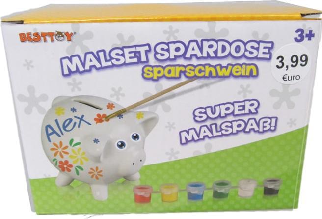 Besttoy Terrakotta Malset Sparschwein 7-teilig