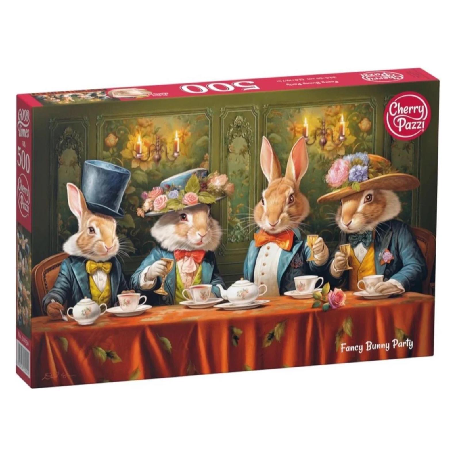 Cherry Pazzi Puzzle Da 500 Pezzi - Fancy Bunny Party (500 onderdelen)