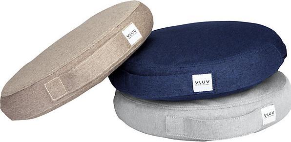 Actual product image HSM PIL&PED LEIV balance cushion, with fabric cover, Ø 360 mm, stone grey.