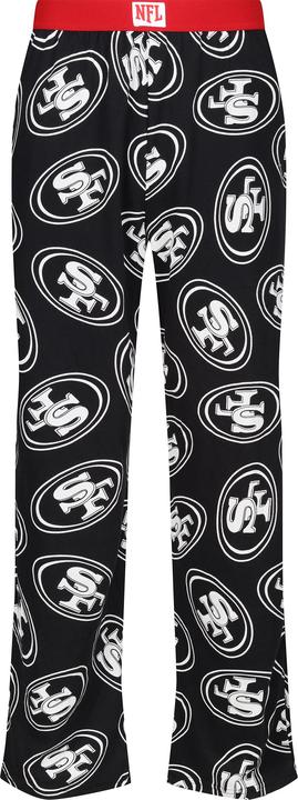 Recovered NFL - San Francisco 49ers - Outline Logo Black Loungehose S (S)