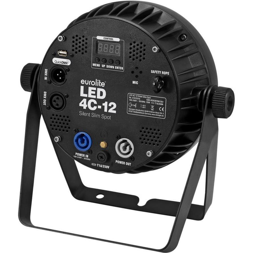 Eurolite LED 4C-12 Silent Slim Spot, Zubehör DJ