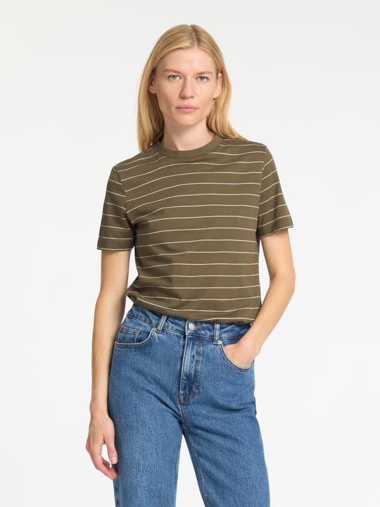 Produktbild Selected Gestreiftes Baumwoll T-Shirt (S)