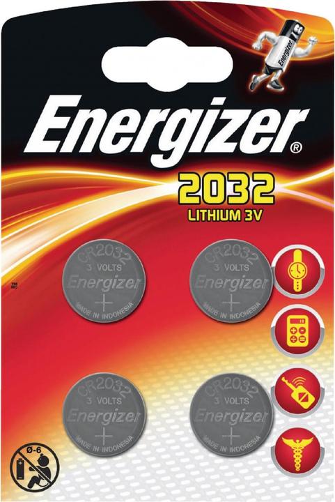 Productafbeelding Energizer Lithium (4 Pcs., CR2032, 235 mAh)