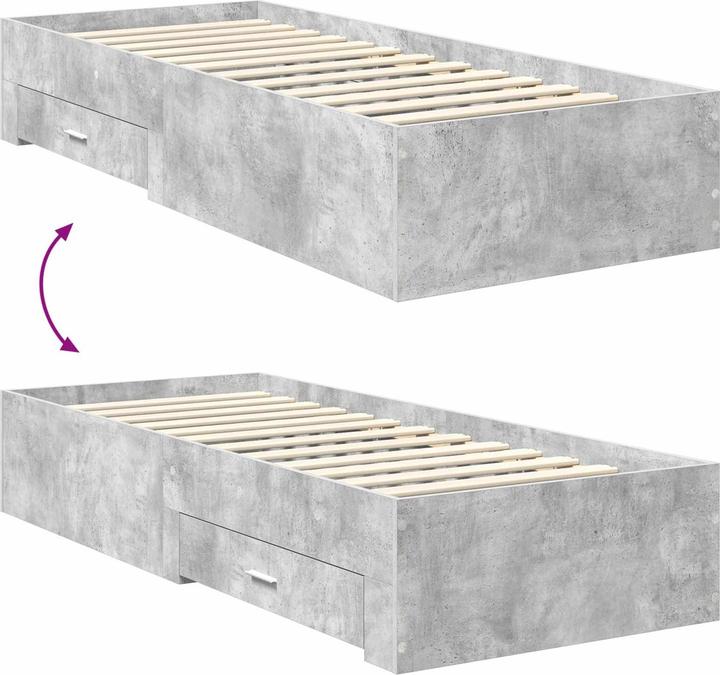 Actual product image vidaXL Aufbewahrungsbett (75 x 190 cm)