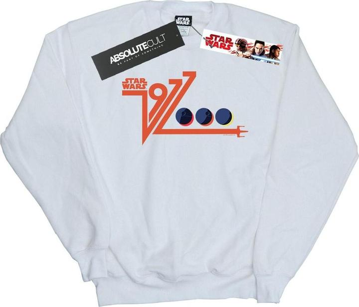 Actual product image Star Wars Mens Retro 1977 Death Star Sweatshirt (S)