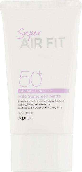 Actual product image A'Pieu Apieu Super Air Fit Mild Sunscreen (Suntan cream, SPF 50+, 50 ml)