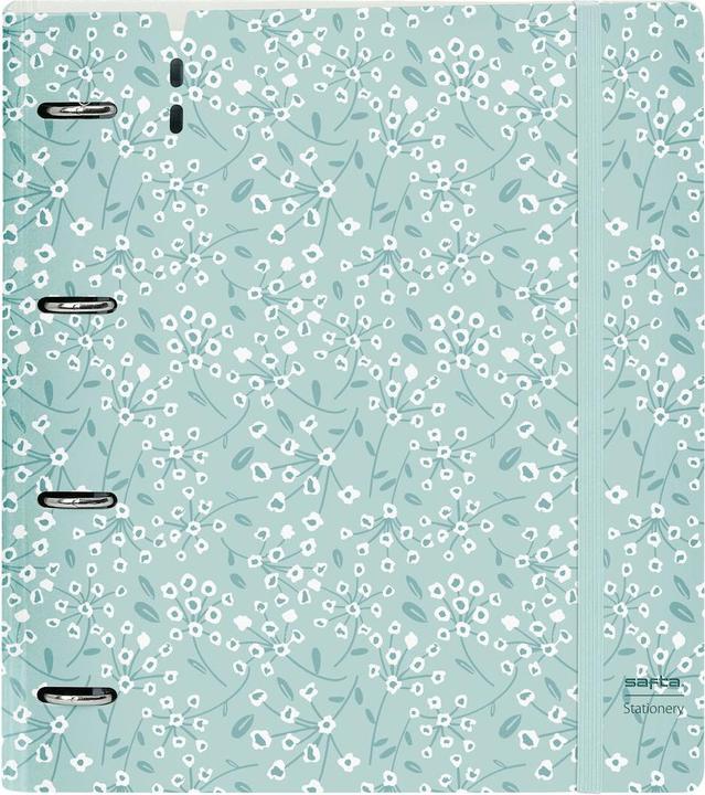 Produktbild Safta Ringbuch Light blue flowers (A4, 35 mm, 1 Stk.)