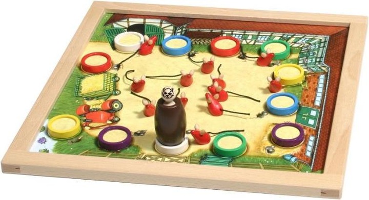 Actual product image Oberschwäbische Magnetspiele 65085 - Katz 'komm raus, board Figure game, 2-4 players, ages 4+ (DE edition) (German)