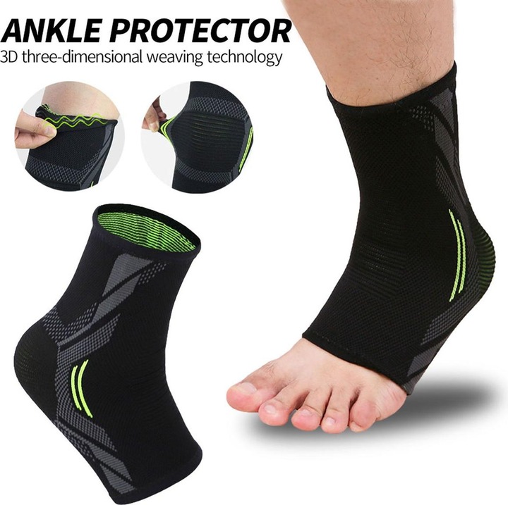 Produktbild König Design Fussbandage Bandage Fussgelenk Knöchelbandage Sprunggelenkbandage Verband (XL)