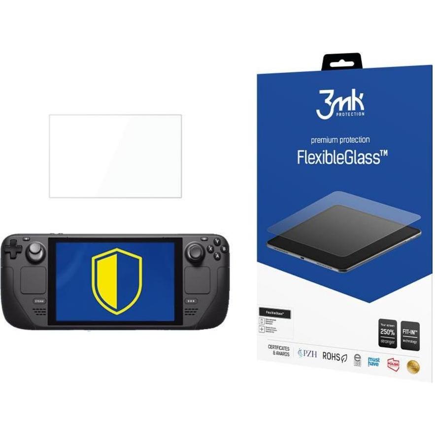 3MK FlexibleGlass Valve Steam Deck 7 &quotHybrid Glass, Altri accessori gaming, Trasparente