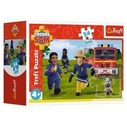 Trefl Puzzle 54 Mini-Feuerwehrmann Sam in Bereitschaft 3
