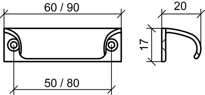 Actual product image Werkstarck Möbelgriffe