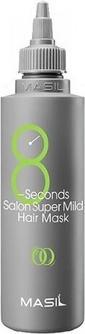 Actual product image Masil 8 Seconds Salon Super Mild Soothing and Regenerating Hair Mask - 50 ml, Suitable for Sensitive (50 ml)
