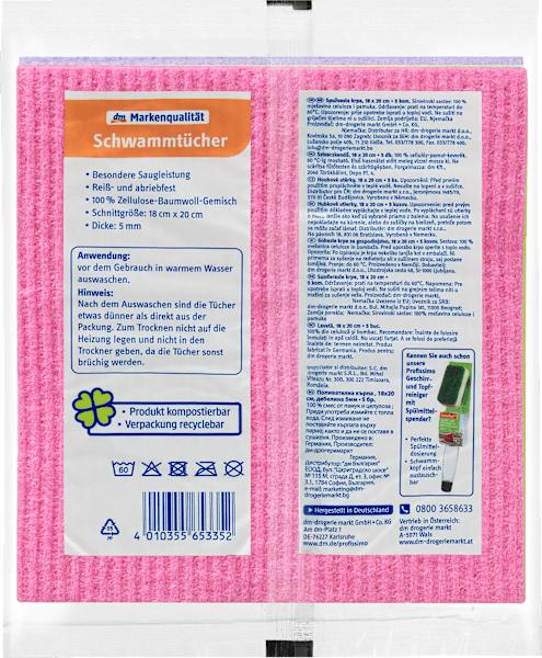 Produktbild dm Profissimo Schwammtücher (5 Stk.)