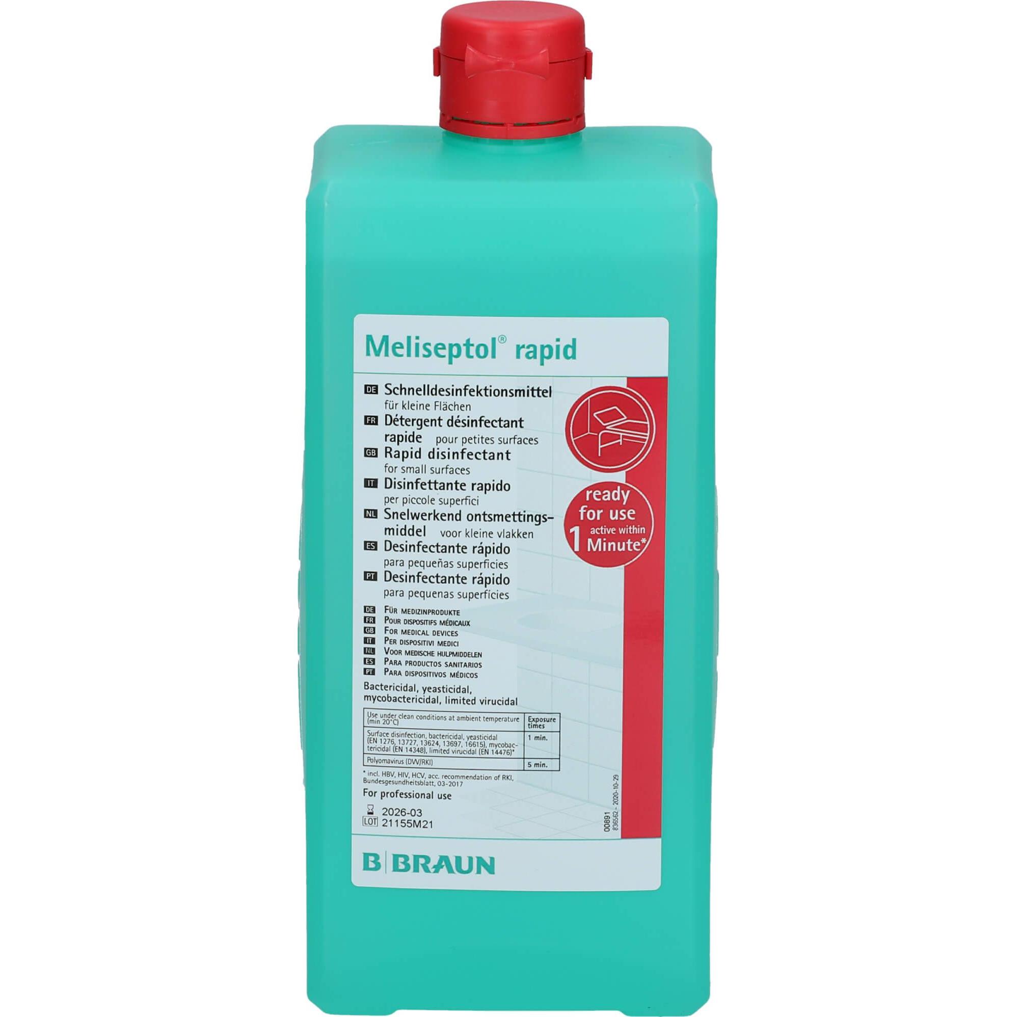 Thumbnail - Meliseptol, Desinfektionsmittel, Alkoholische Schnelldesinfektion (1000 ml)