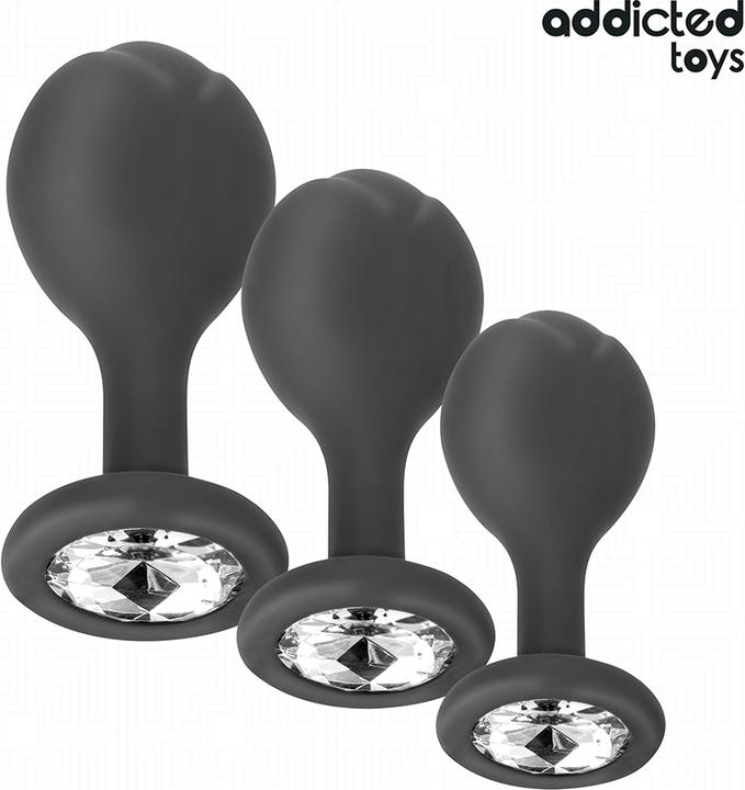 Produktbild Addicted toys - 3er-Set Analplug Mit Juwel