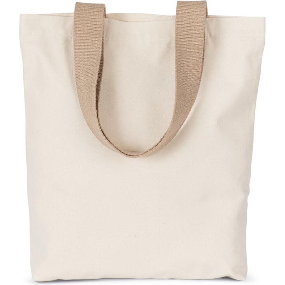 Thumbnail - Kimood, Tasche, Tote bag recycelt mit flachem Boden, Beige