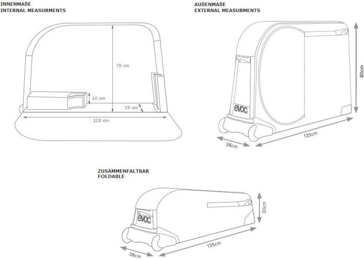 Actual product image Evoc Bike Travel Bag