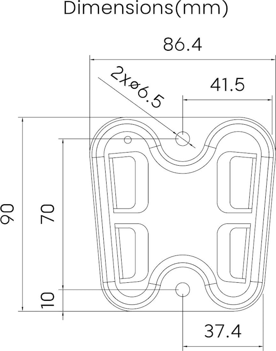 Produktbild Digitus Wandhalterung (Wand, 27")