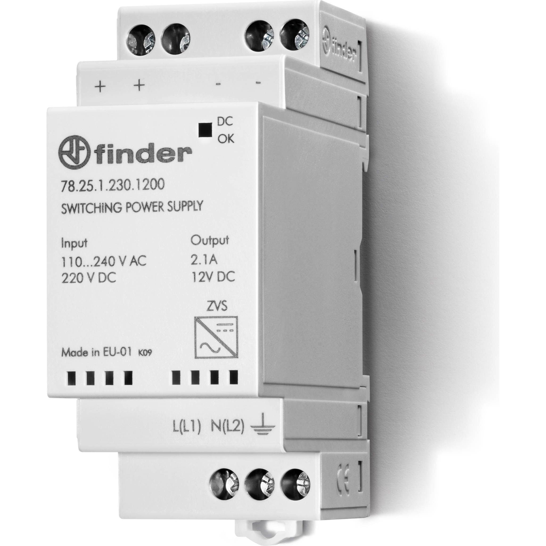 Finder, Systemstromversorgung, Schaltnetzteil 12 V 25 W