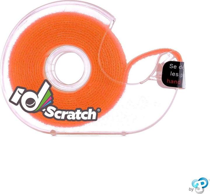 Produktbild PatchSee Klettband-Box ID-SCRATCH Dispender Box Neonorange (20 mm, 10 kg)