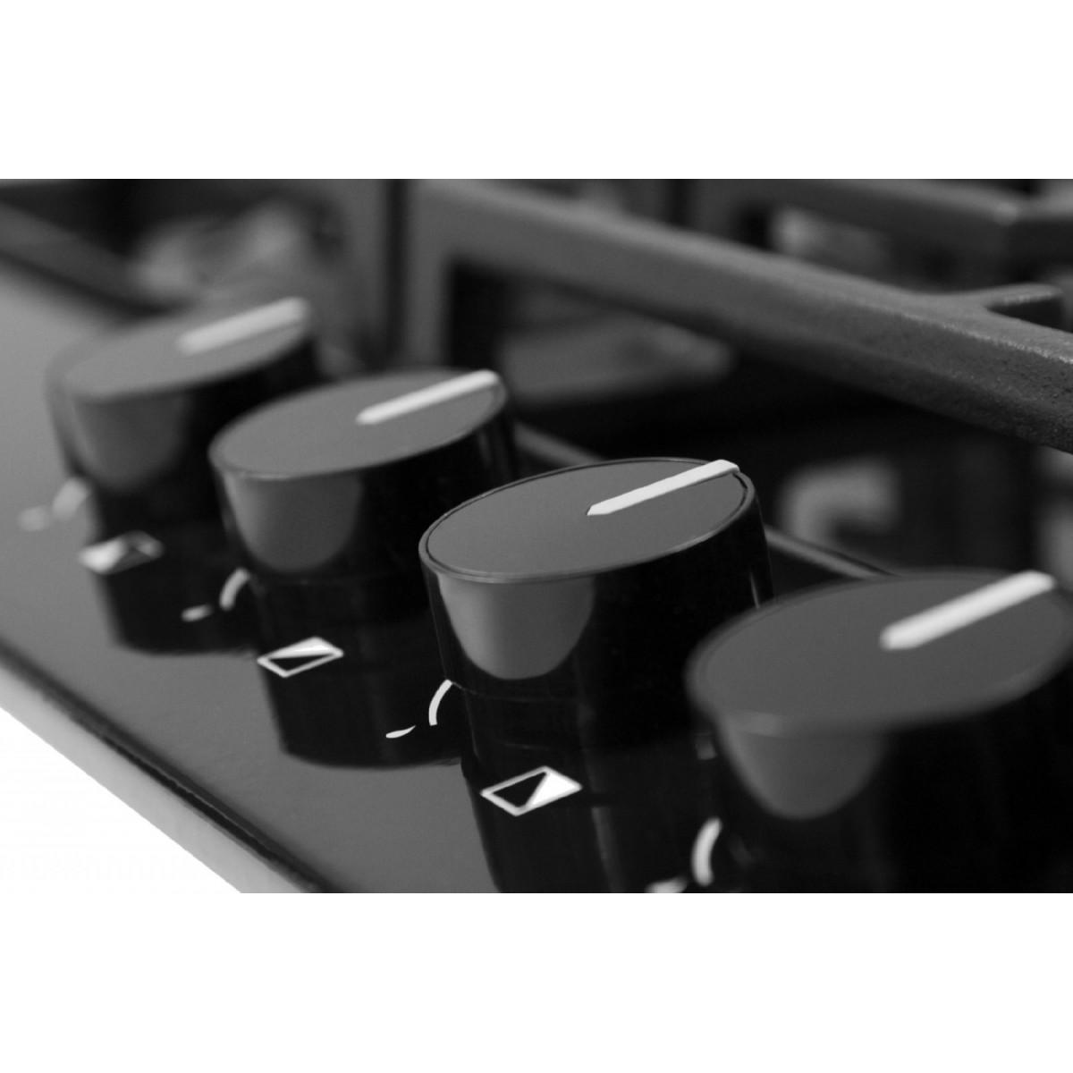 Thumbnail - Amica Gas hob PGA6100APB, Kochfeld, Schwarz