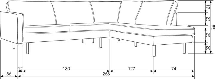 Image du produit BePureHome Rodeo (Canapé d'angle)