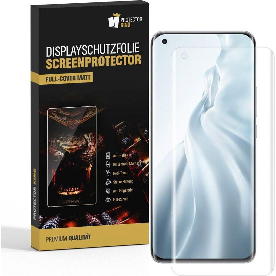 Protectorking 3x Premium Displayschutzfolie Matt Entspiegelt (3 Stück, Xiaomi Mi 11), Smartphone Schutzfolie