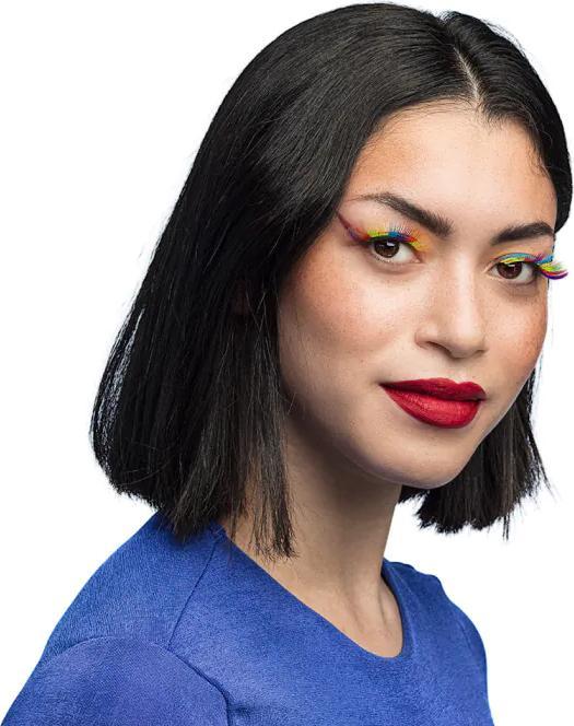 Actual product image Boland Rainbow Wimpern (Artificial eyelashes)
