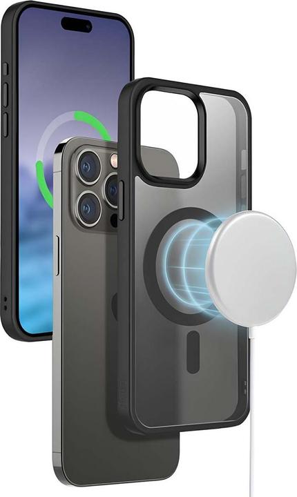 Actual product image Crong Case iPhone 15 Pro MagSafe black (Apple iPhone 15 Pro)