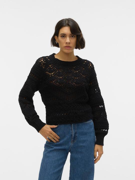 Produktbild Vero Moda Rundhals Ballonärmel Pullover Strickpullover (XS)