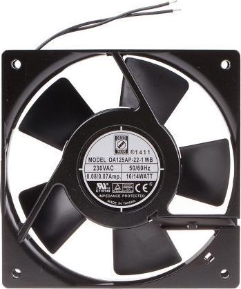 Produktbild RS PRO AC ball bearing fan,120mm 138cu.m/h 230V