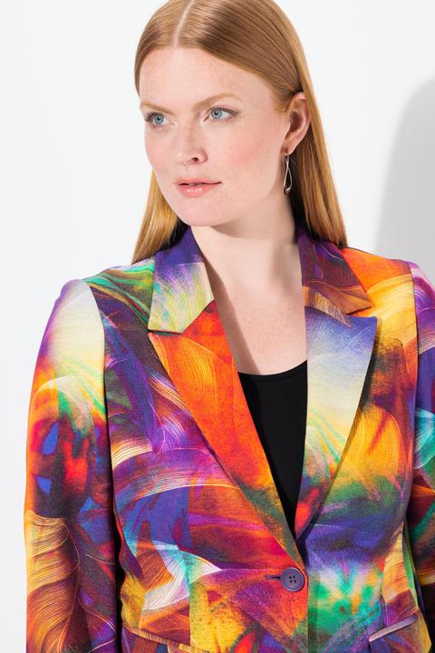 Produktbild Ulla Popken Blazer, Punto di Roma, Reverskragen, Langarm (52)