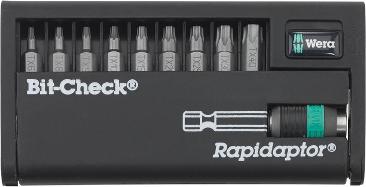 Produktbild Wera Bit-Check 10 TX Universal 2 (Innensechsrund TX M10, Innensechsrund TX M15, Innensechsrund TX M20, Innensechsrund TX M30, Innensechsrund TX M6, Innensechsrund TX M8, Innensechsrund TX M9, Innensechsrund TX M25, Innensechsrund TX M40)