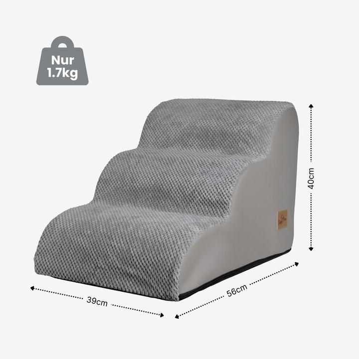 Immagine prodotto Hermex Schaumstoff-Hundetreppe Haustiertreppe Katzentreppe Hunderampe (Cane, Gatto)