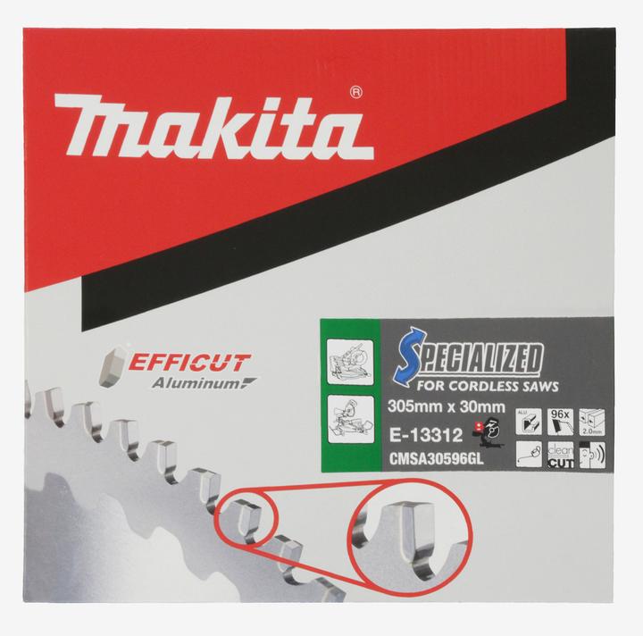 Productafbeelding Makita E-13312 Efficut zaagblad 305x30x96Z